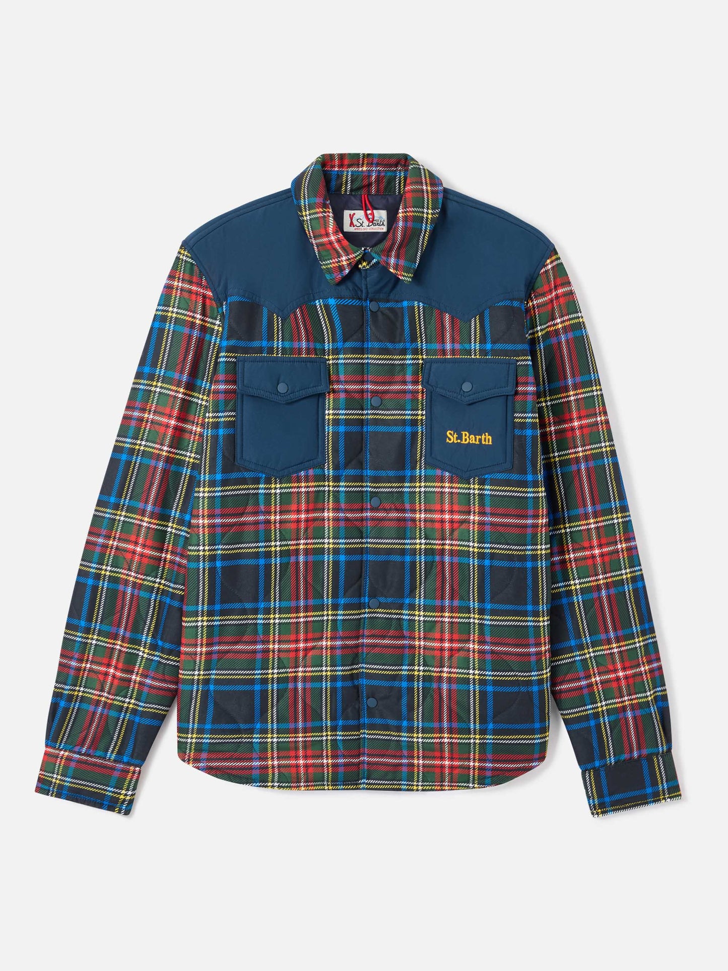 Surchemise matelassée tartan Chalet 
