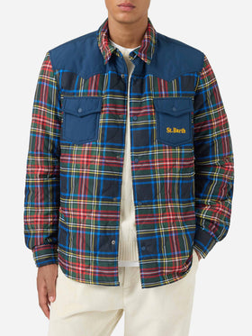Surchemise matelassée tartan Chalet 