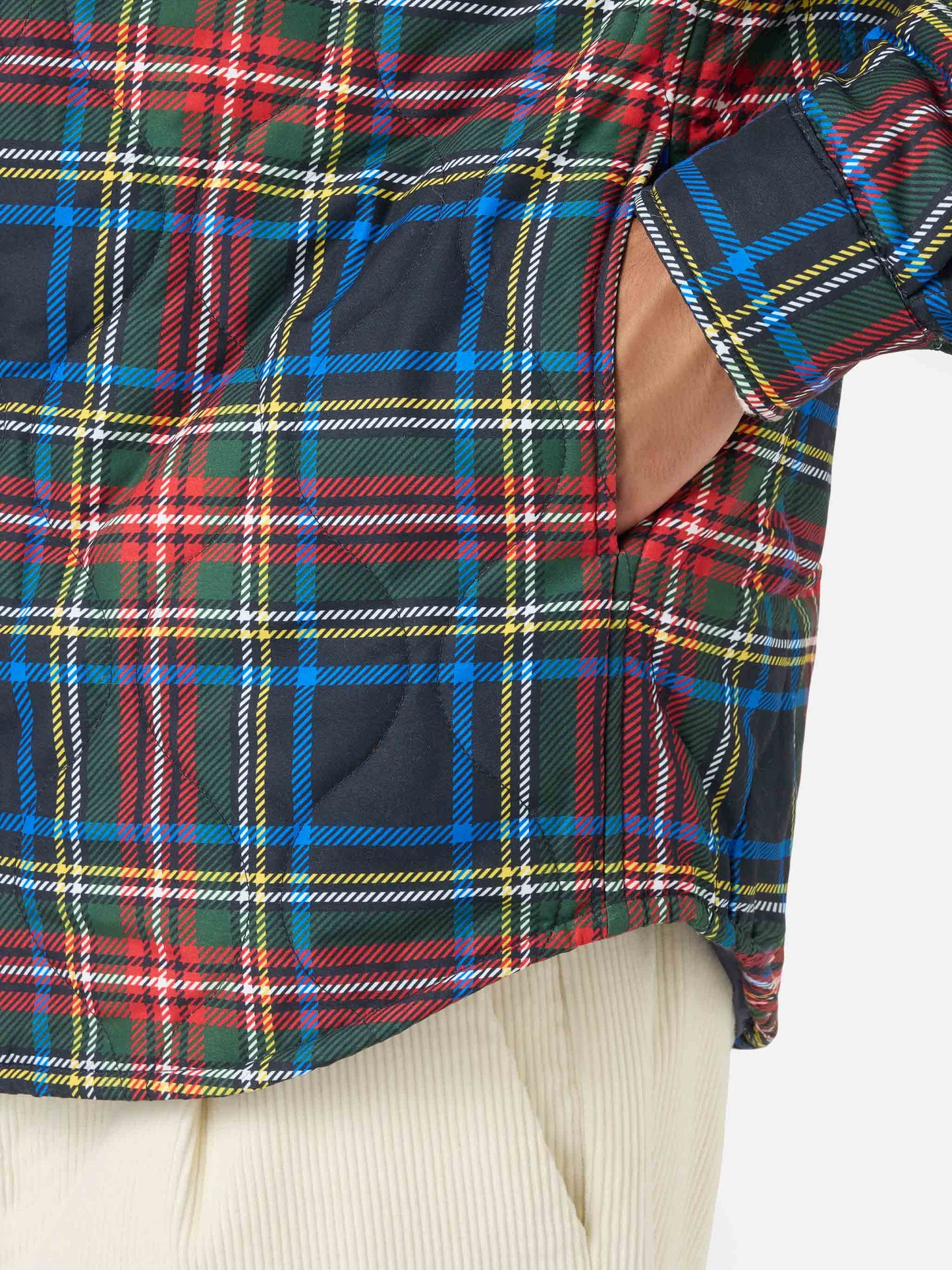 Surchemise matelassée tartan Chalet 