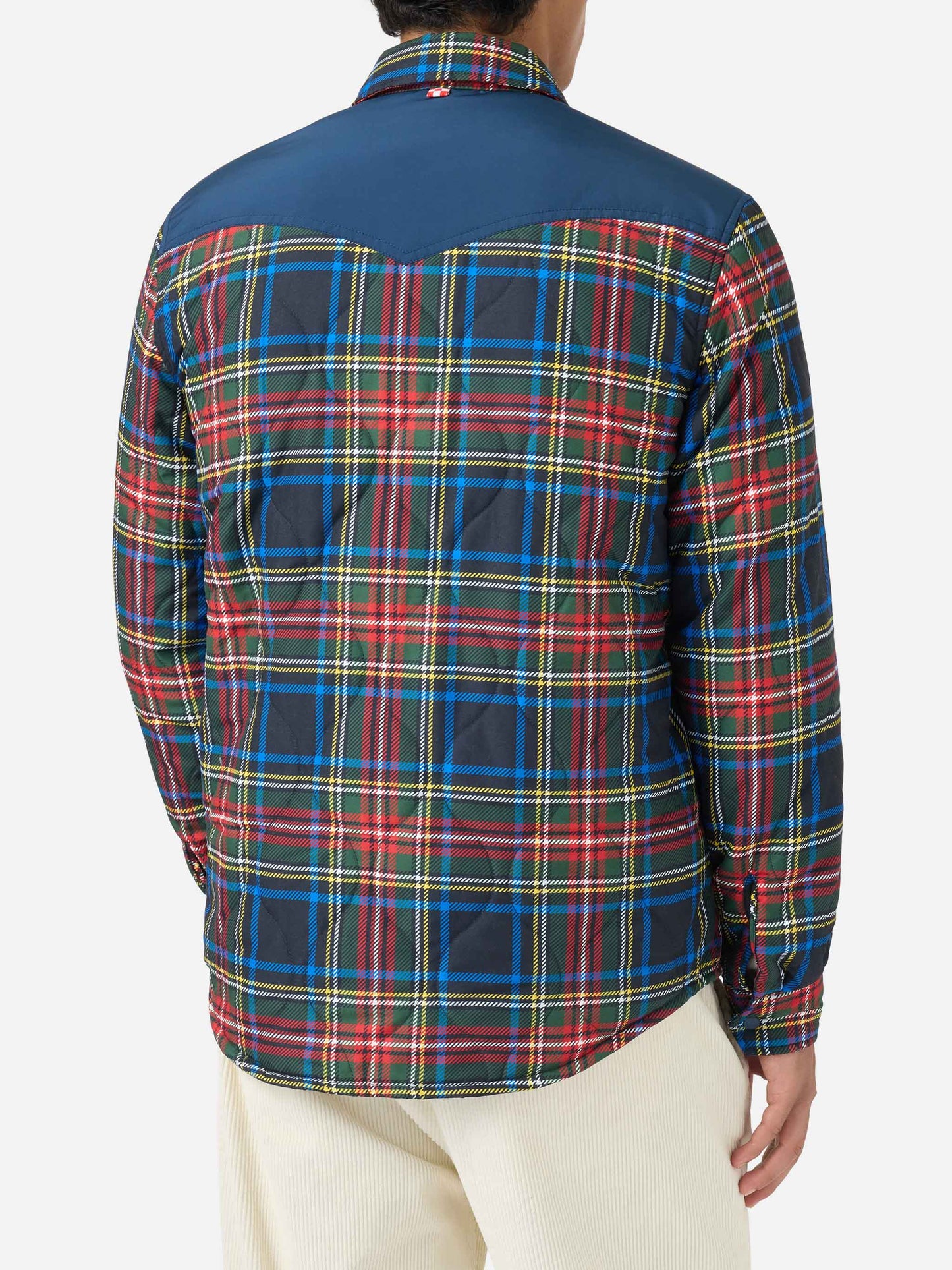 Surchemise matelassée tartan Chalet 