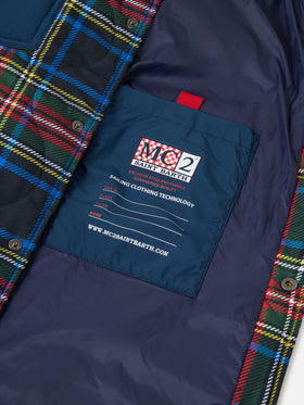 Surchemise matelassée tartan Chalet 