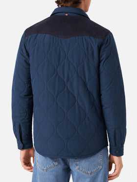 Surchemise matelassée Chalet Tex navy 