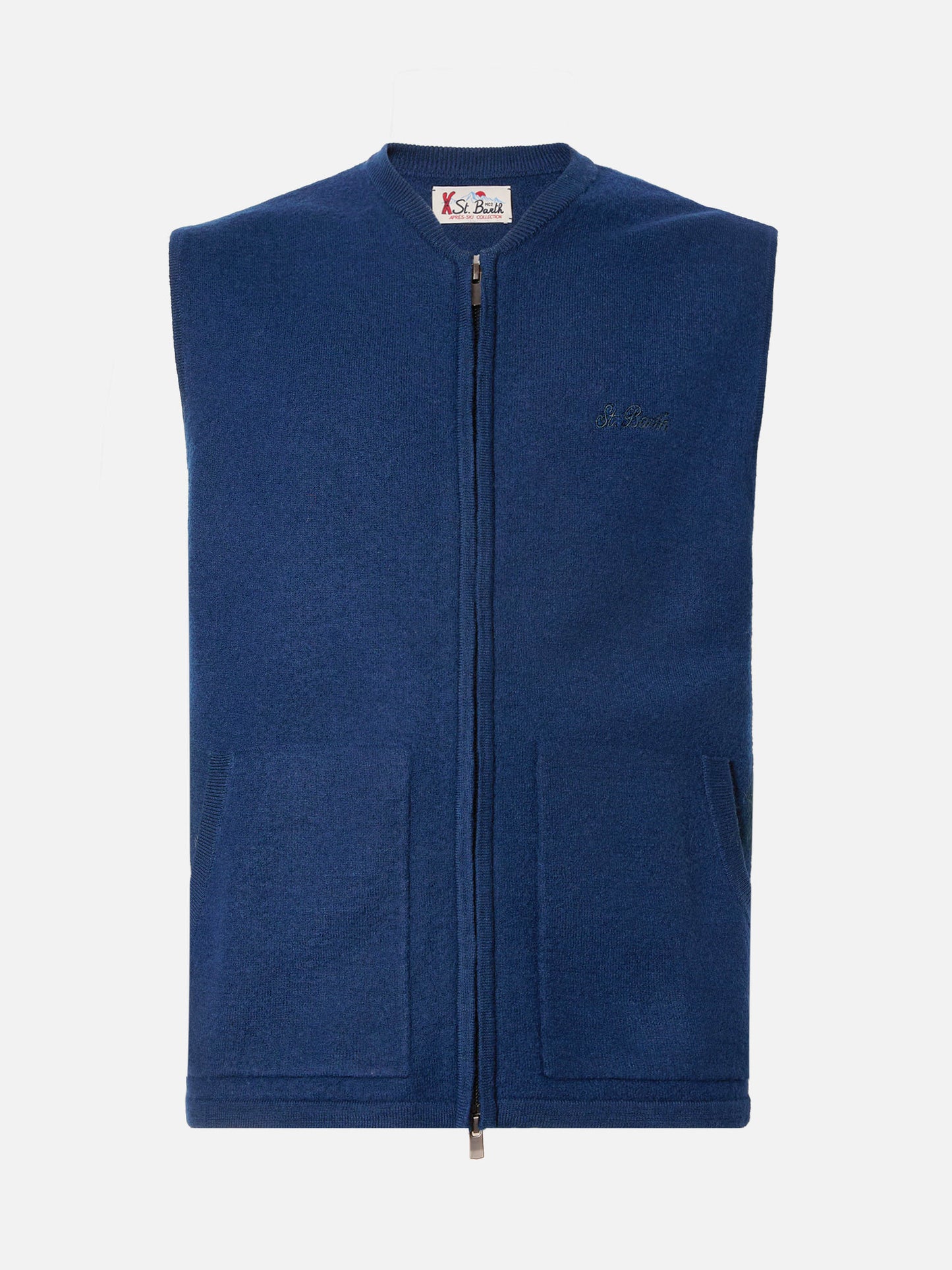 Sleeveless vest Chioto in navy blue