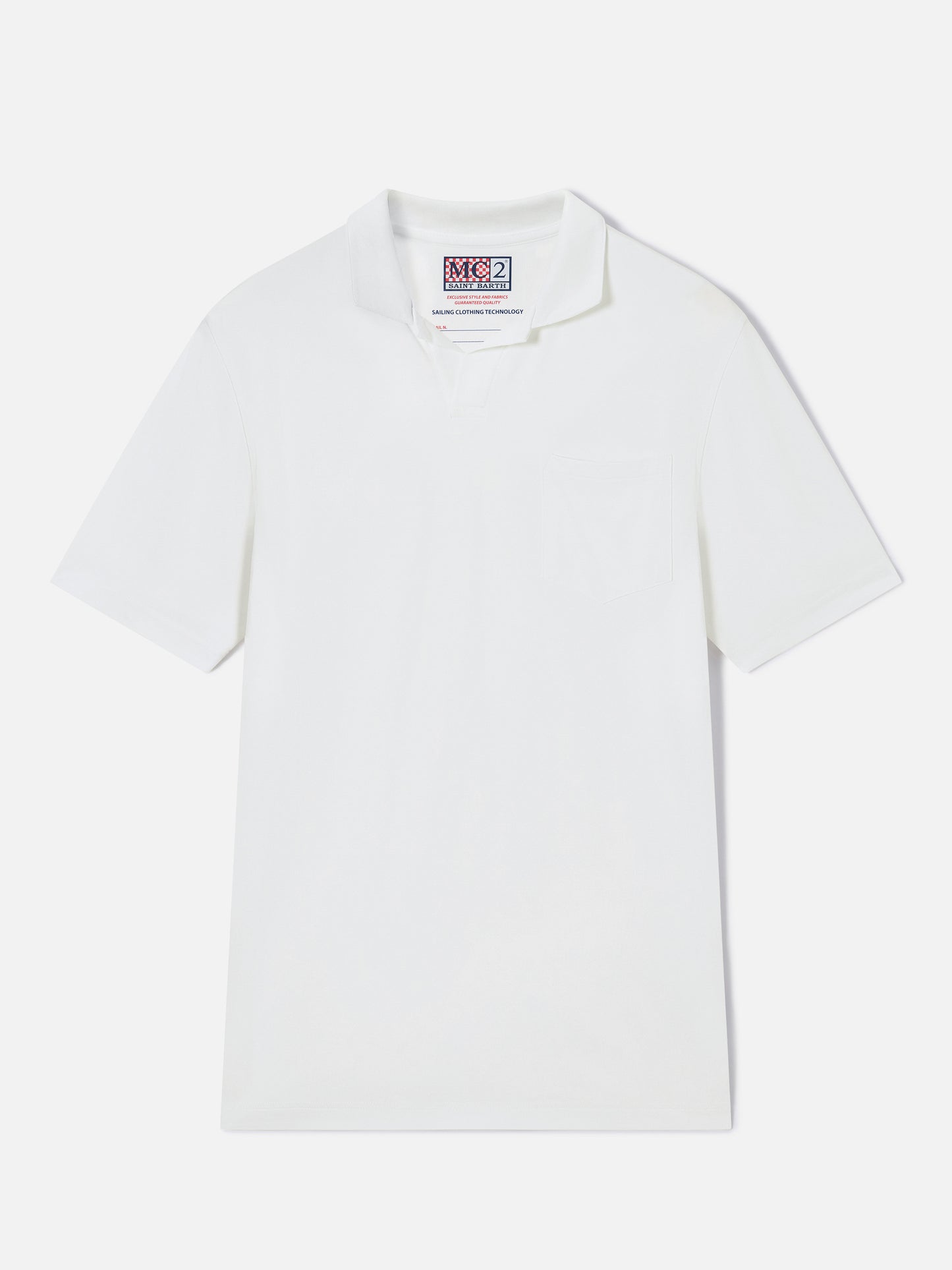 Polo en piqué technique coloris crème Camber 