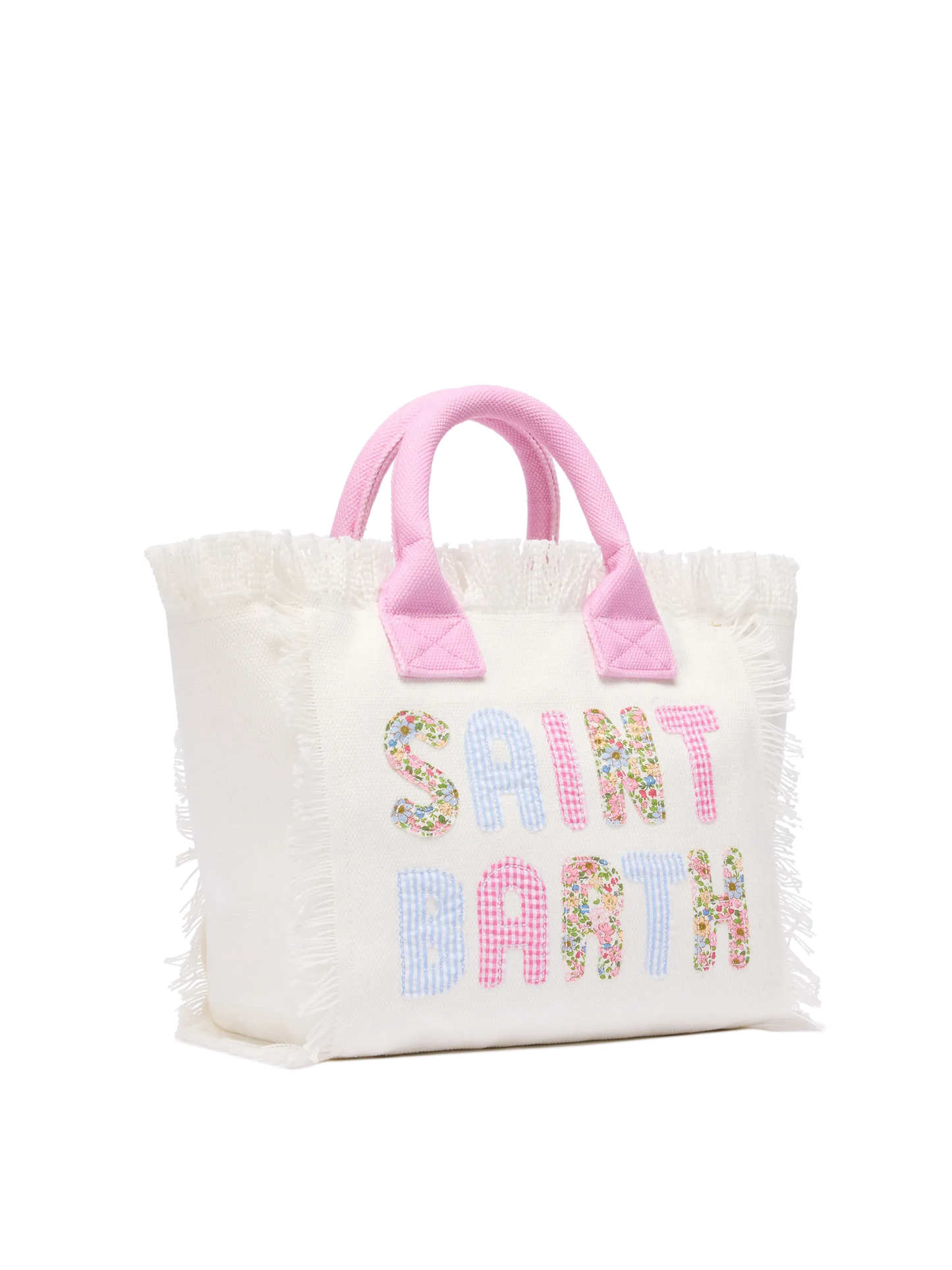 Handtasche Colette aus Baumwollcanvas mit Saint Barth-Logo-Patch