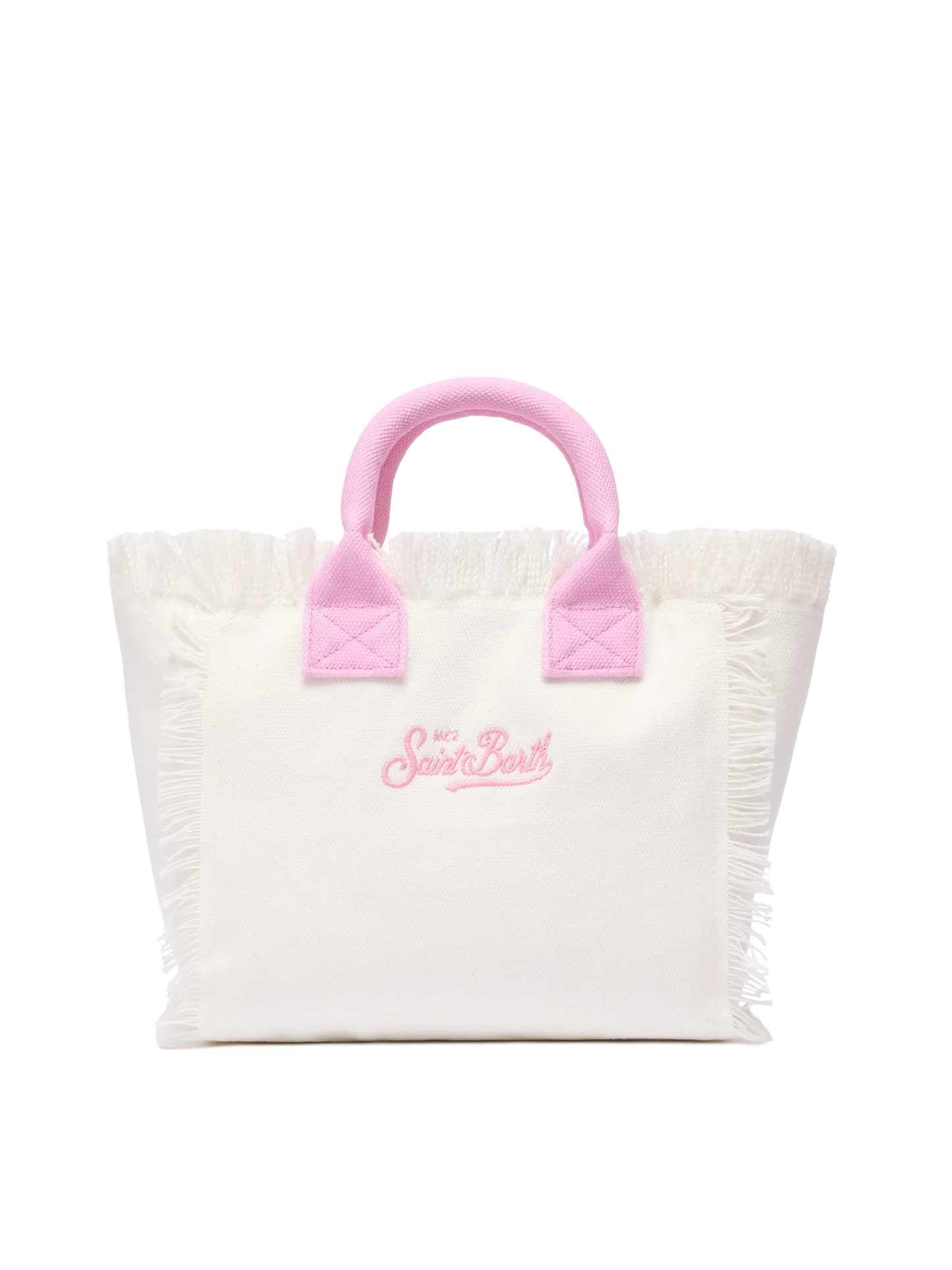 Handtasche Colette aus Baumwollcanvas mit Saint Barth-Logo-Patch