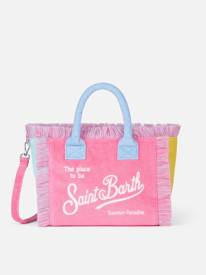 Colette Sponge color block terry handbag - MC2 Saint Barth