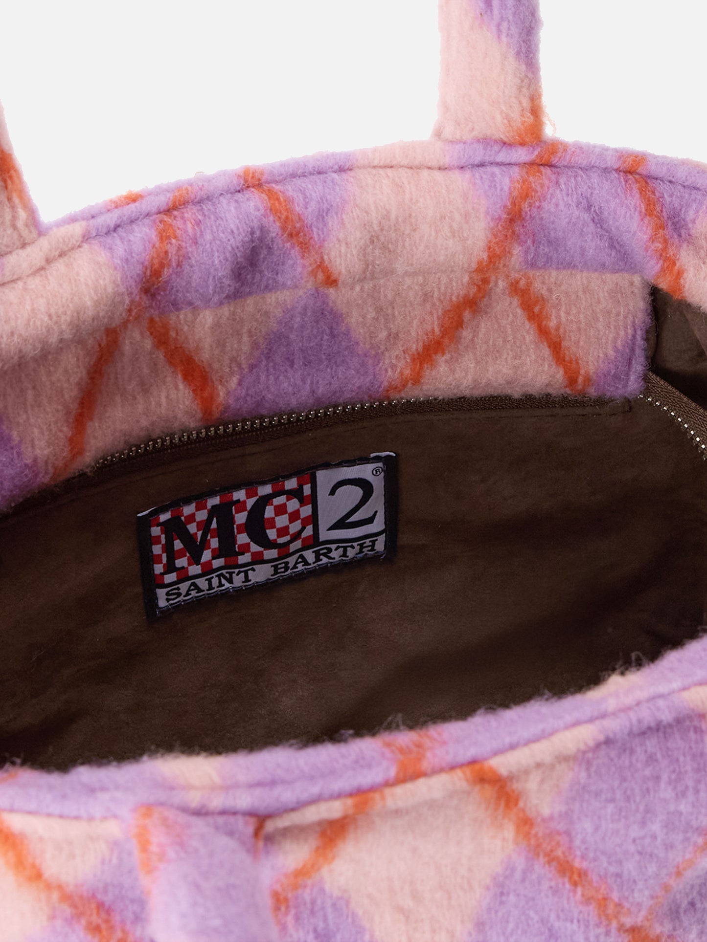 Colette Blanket Handtasche mit Rautenmuster