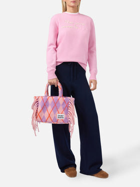 Colette Blanket Handtasche mit Rautenmuster