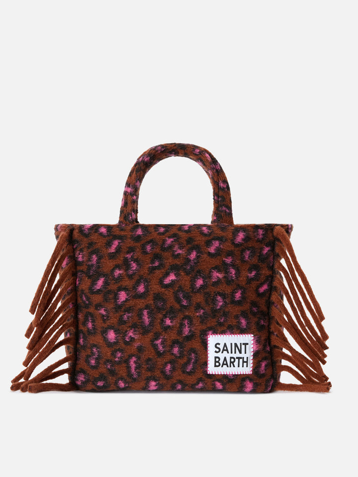 Borsa a mano Colette Blanket con stampa animalier