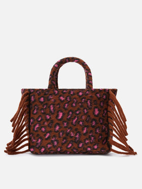 Colette Blanket Handtasche mit Animal-Print