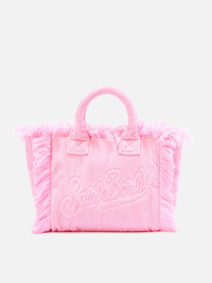 Sac Colette rose uni effet éponge 