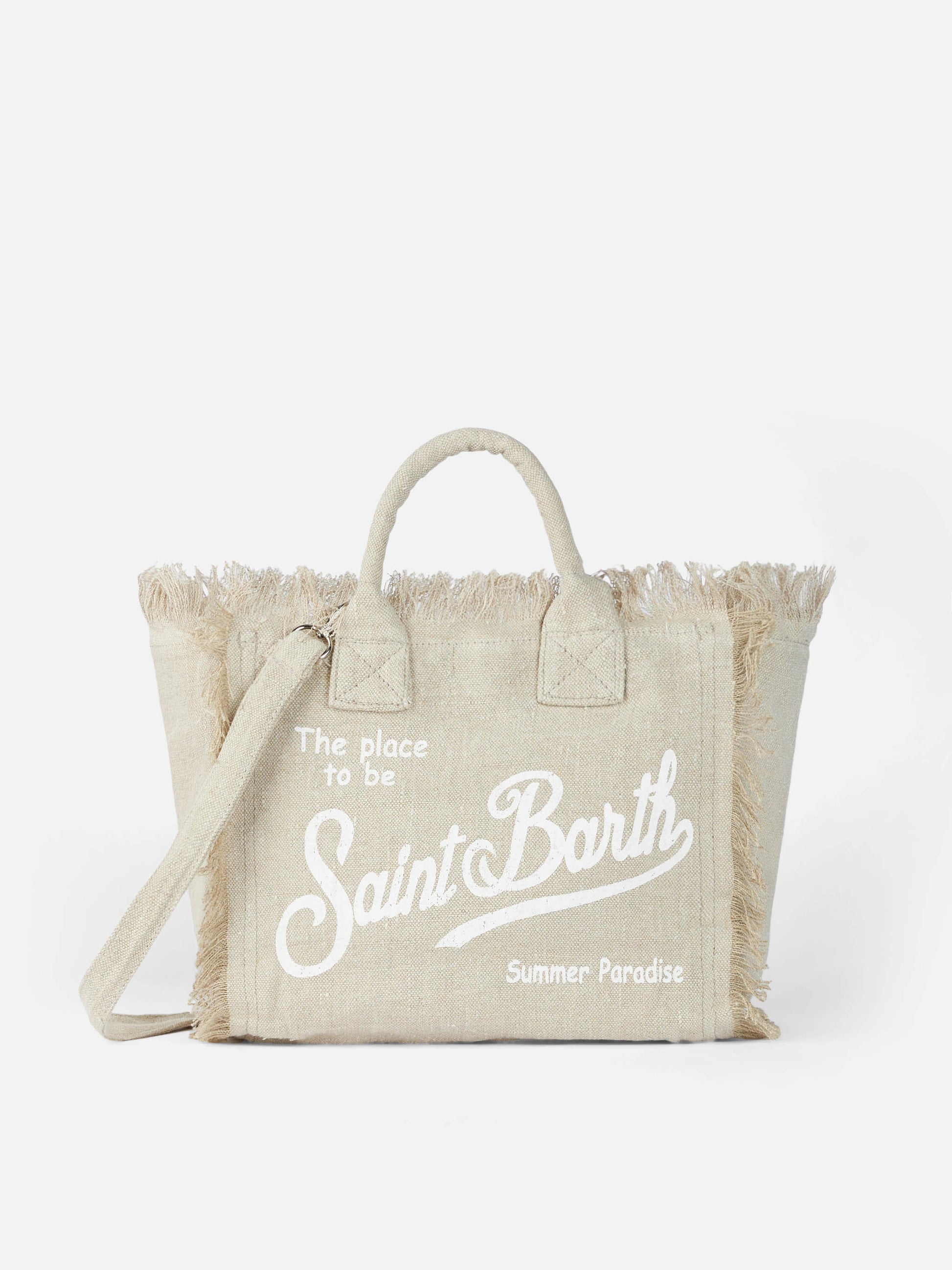 Colette linen beige handbag - MC2 Saint Barth