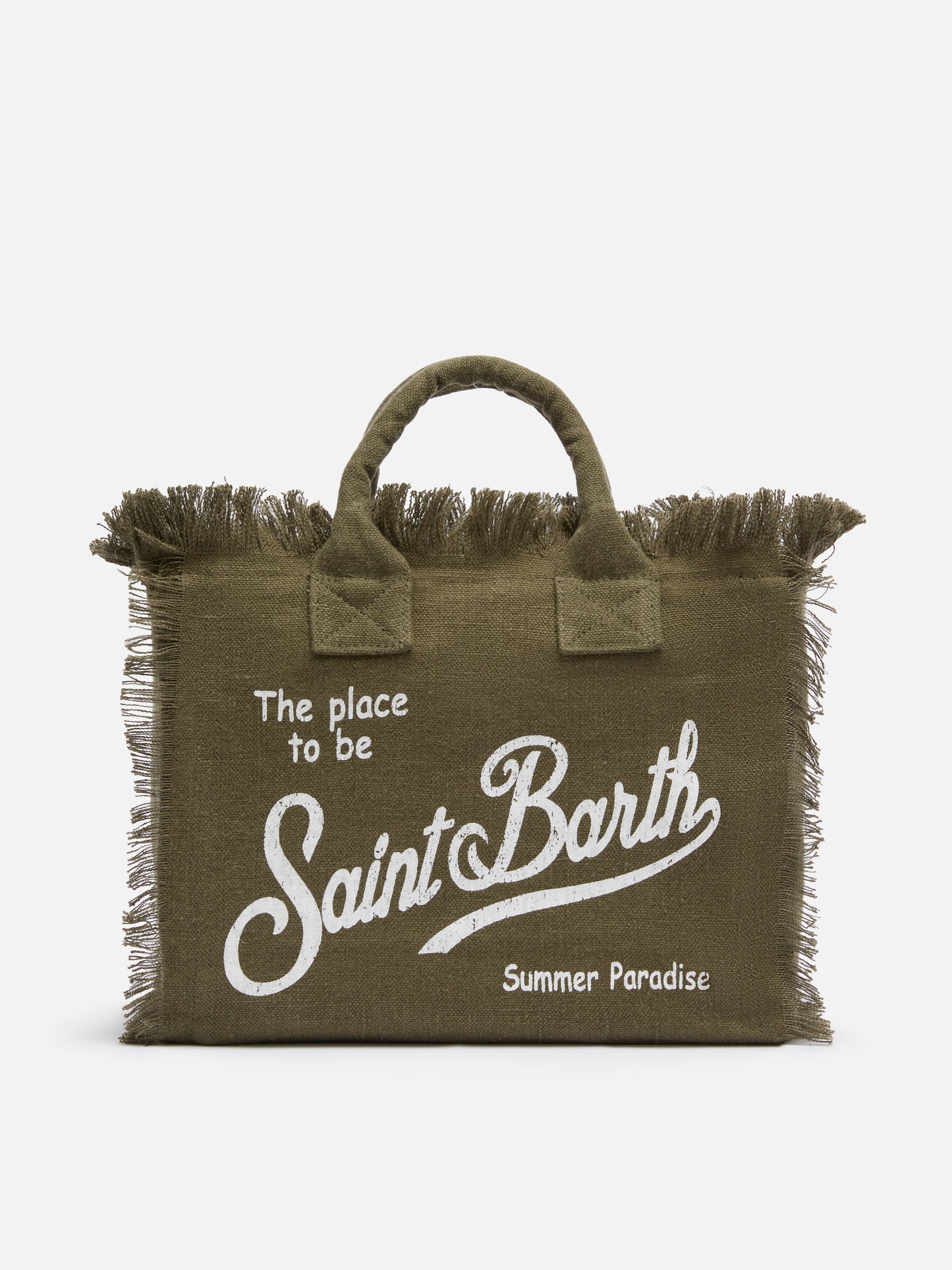 Colette Leinenhandtasche in Militärgrün