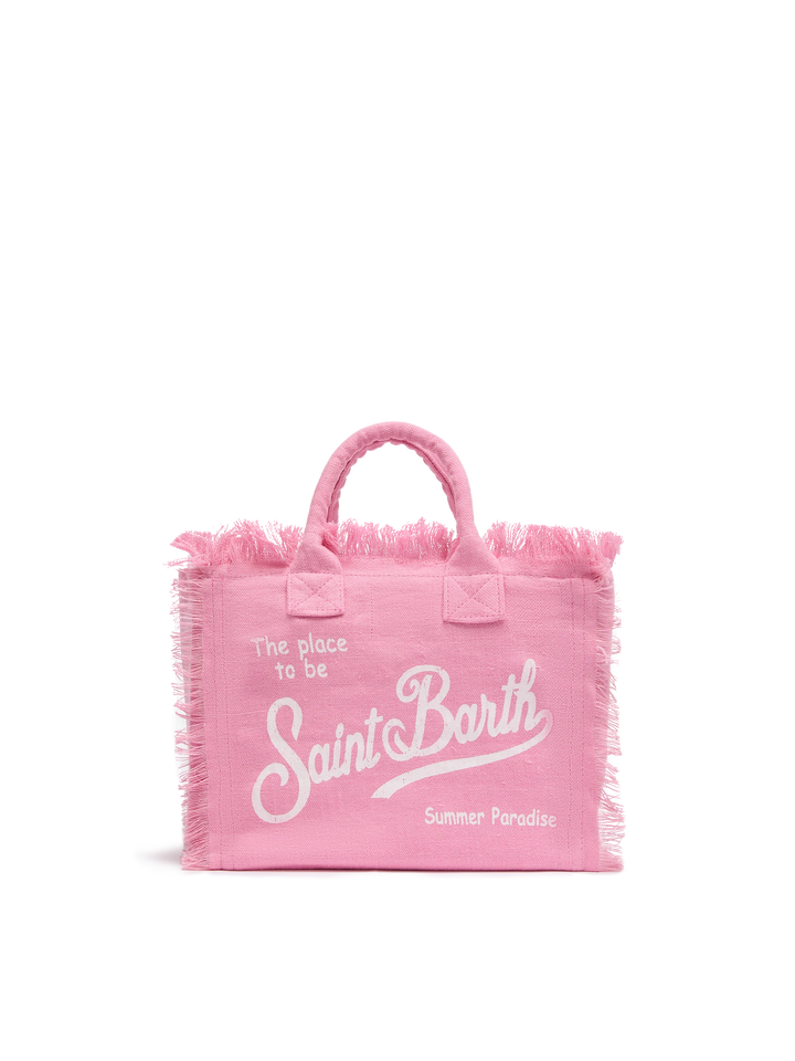 Colette linen pink handbag - MC2 Saint Barth