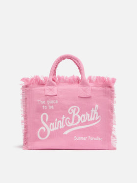 Colette Leinen Handtasche in Rosa