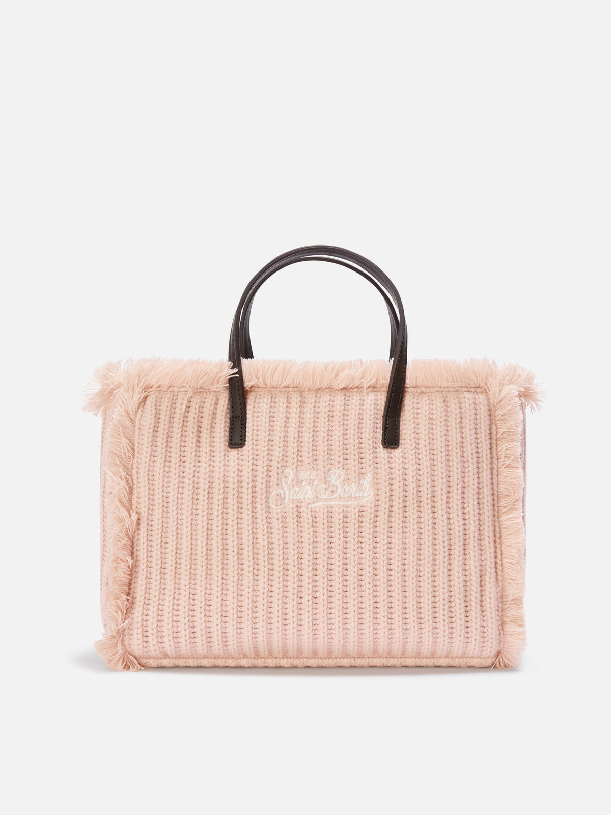 Borsa Colette beige con lavorazione a costine