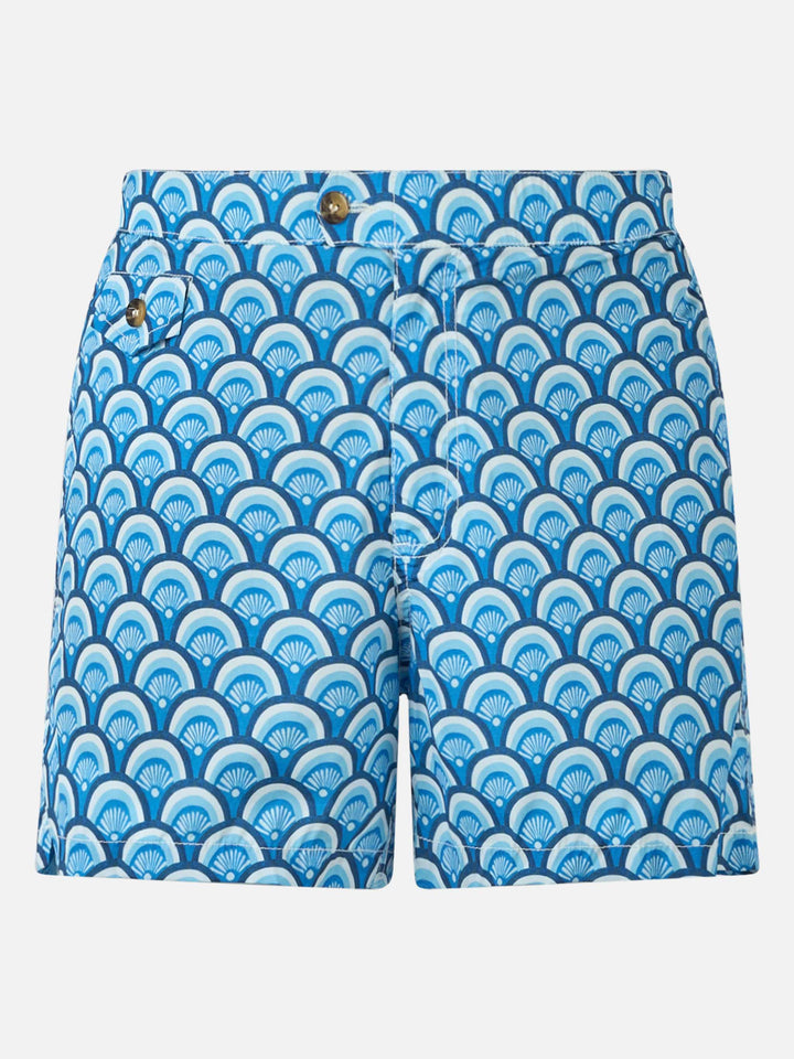 Man Comfort swim shorts with geometric print - MC2 Saint Barth