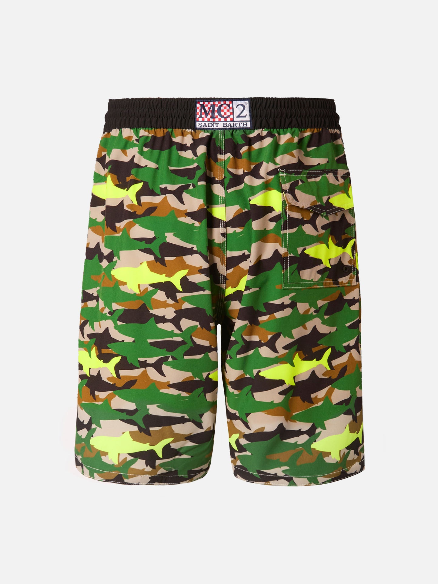 Comfort Surf swim shorts with camouflage print