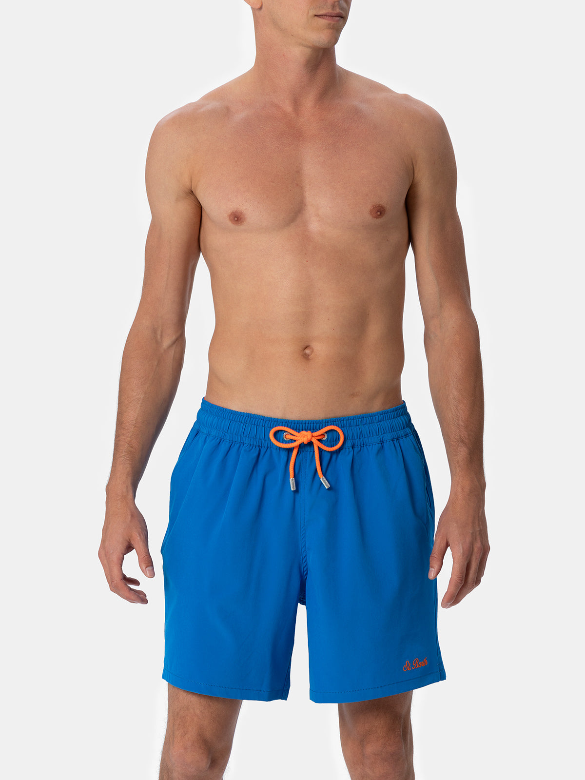Bluette classic stretch Comfort swim shorts - MC2 Saint Barth