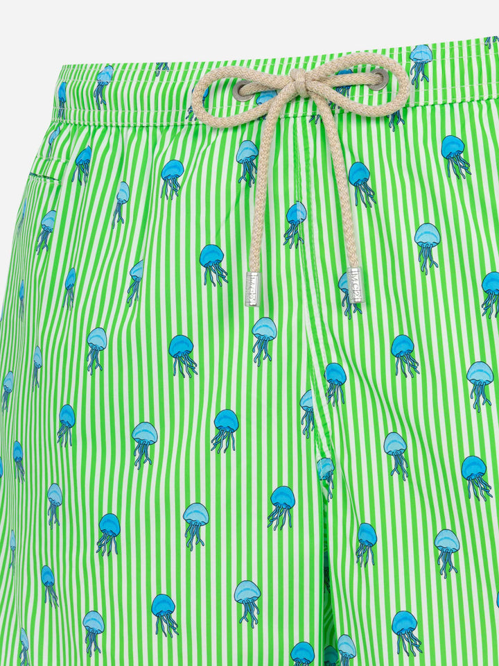 Comfort Light swim shorts with jelly fish print - MC2 Saint Barth