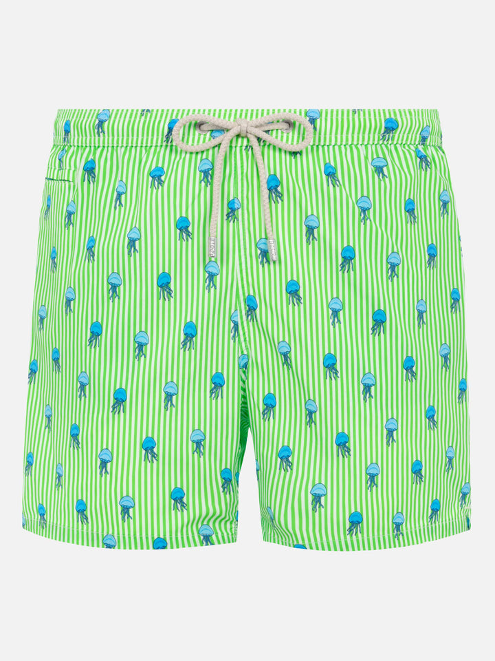 Comfort Light swim shorts with jelly fish print - MC2 Saint Barth