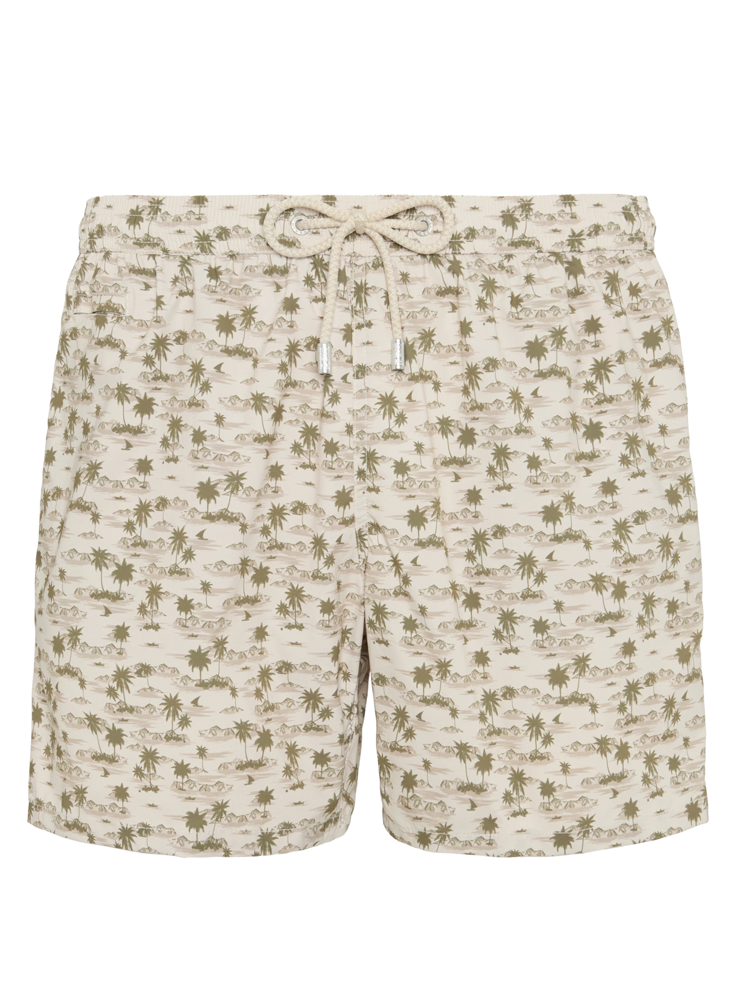 Comfort Light swim shorts with beach print - MC2 Saint Barth