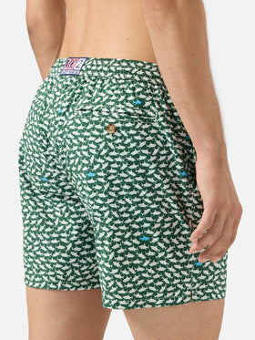 Costume mare Comfort Light con stampa squali