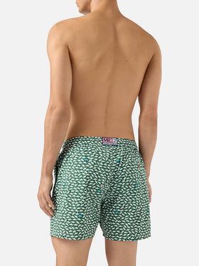 Costume mare Comfort Light con stampa squali