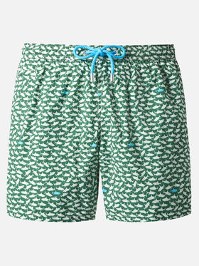 Costume mare Comfort Light con stampa squali