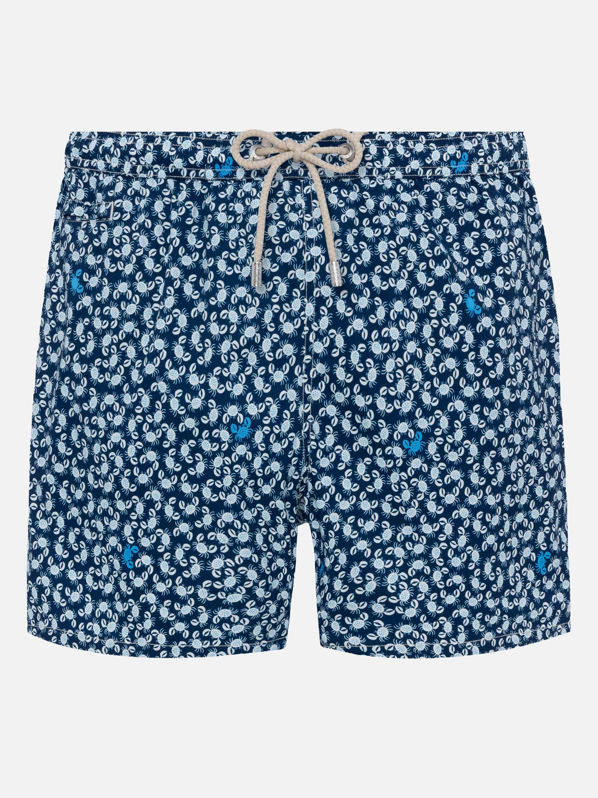 Comfort Light swim shorts with crabs print - MC2 Saint Barth