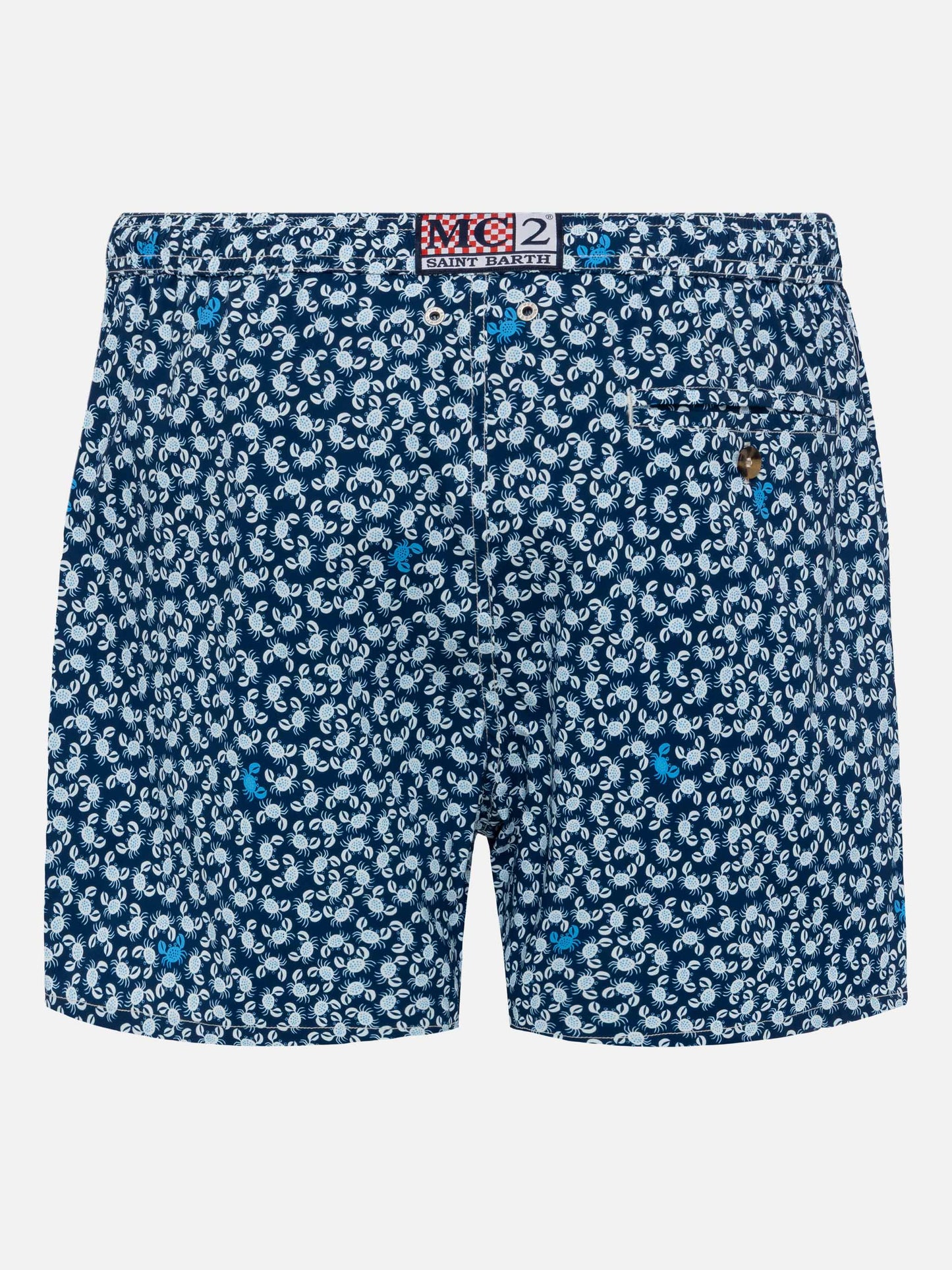 Comfort Light swim shorts with crabs print - MC2 Saint Barth