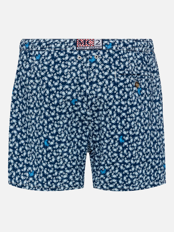 Comfort Light swim shorts with crabs print - MC2 Saint Barth