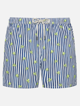Comfort Light swim shorts with octopus print - MC2 Saint Barth