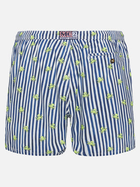 Comfort Light swim shorts with octopus print - MC2 Saint Barth