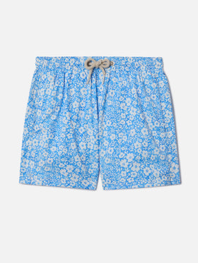 Short de bain classique Comfort Light extensible à imprimé fleuri 