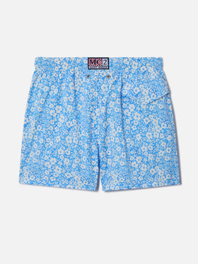 Short de bain classique Comfort Light extensible à imprimé fleuri 