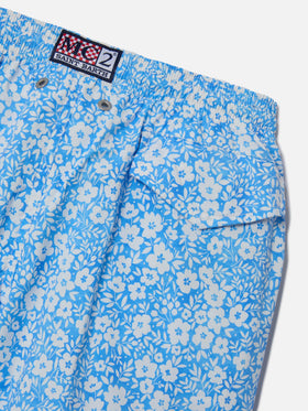 Short de bain classique Comfort Light extensible à imprimé fleuri 