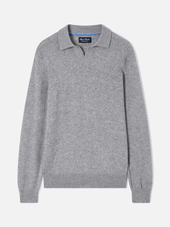 Polo Covent en cachemire gris 