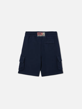 Navy blue Cargy Jr cargo shorts