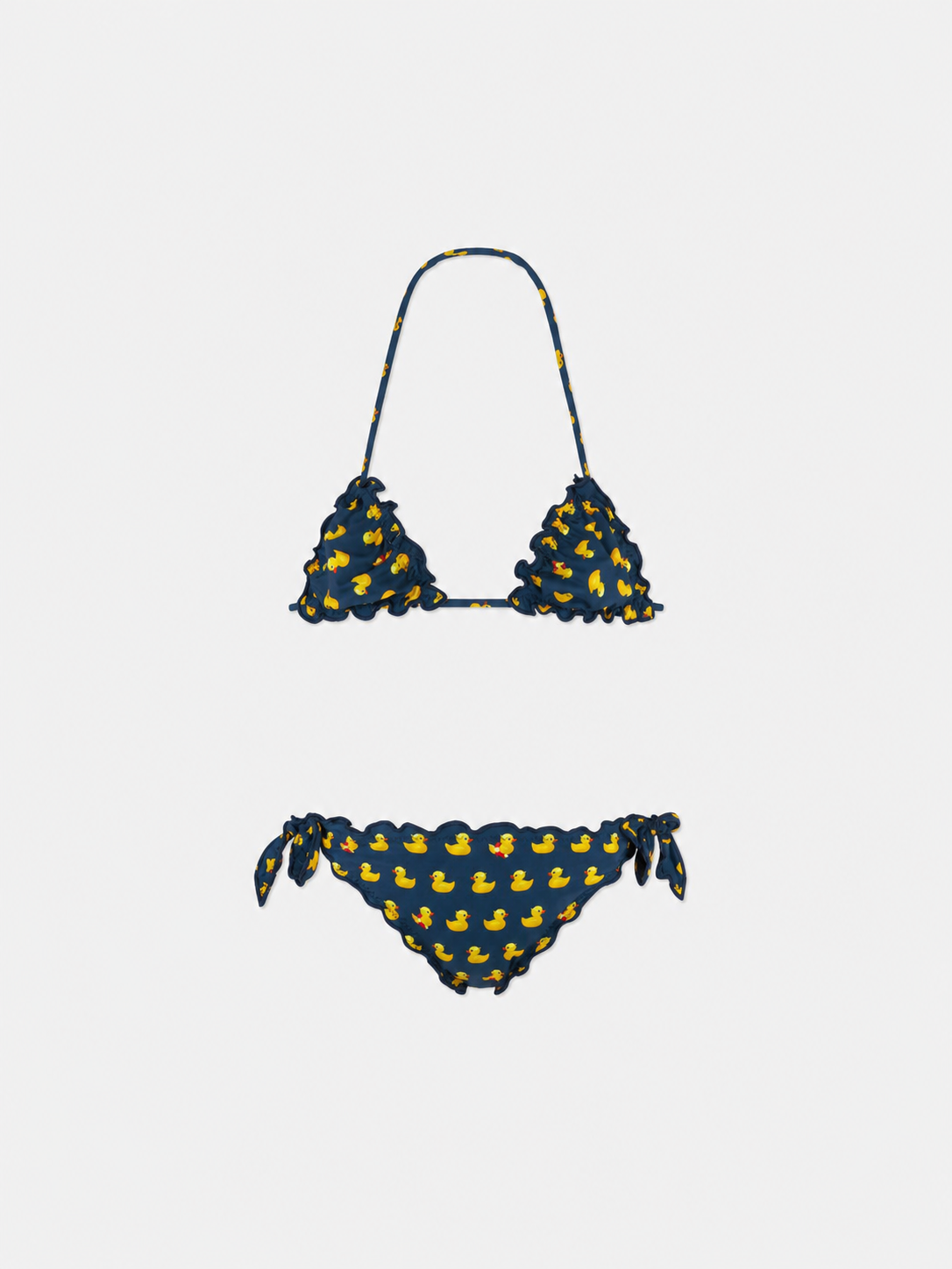 Mädchen-Triangel-Bikini mit Print 