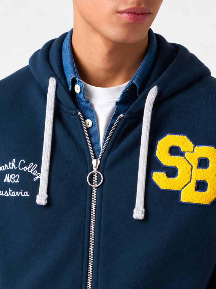 Sweat-shirt Danny avec patch et broderie 