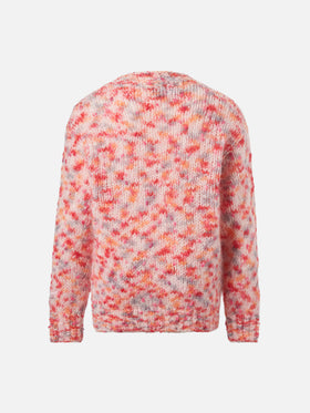 Boxy sweater Danya Soft Jr with Pasticciona embroidery