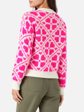 Pull brossé Danya avec lettrage 