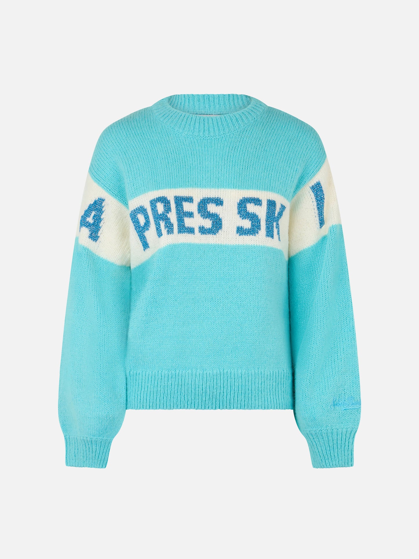 Girocollo Danya rosa con jacquard lurex Après Ski