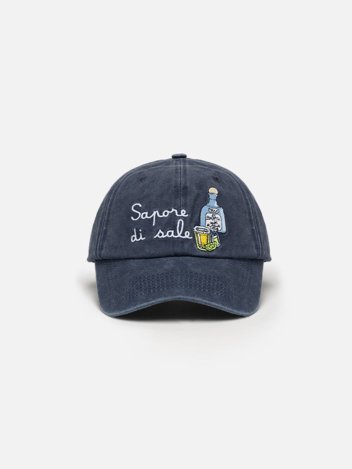 Denim-bestickte Baseballkappe Davis