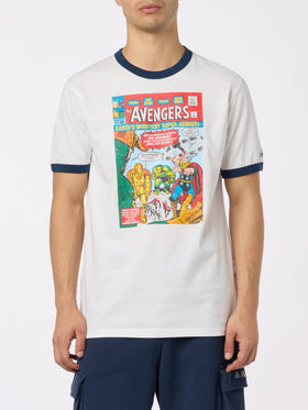 Man cotton t-shirt with Avengers print | MARVEL SPECIAL EDITION - MC2 Saint Barth