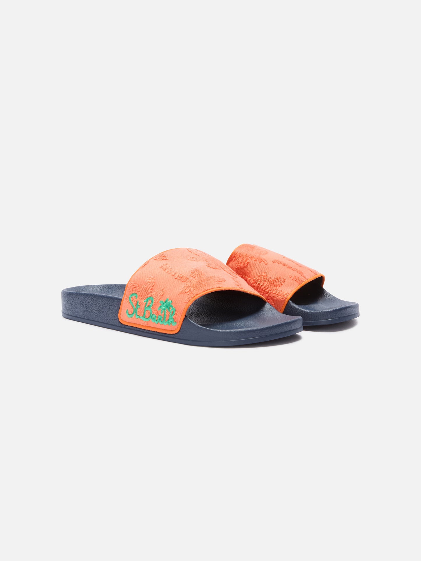 Men’s slipper with Saint Barth logo
