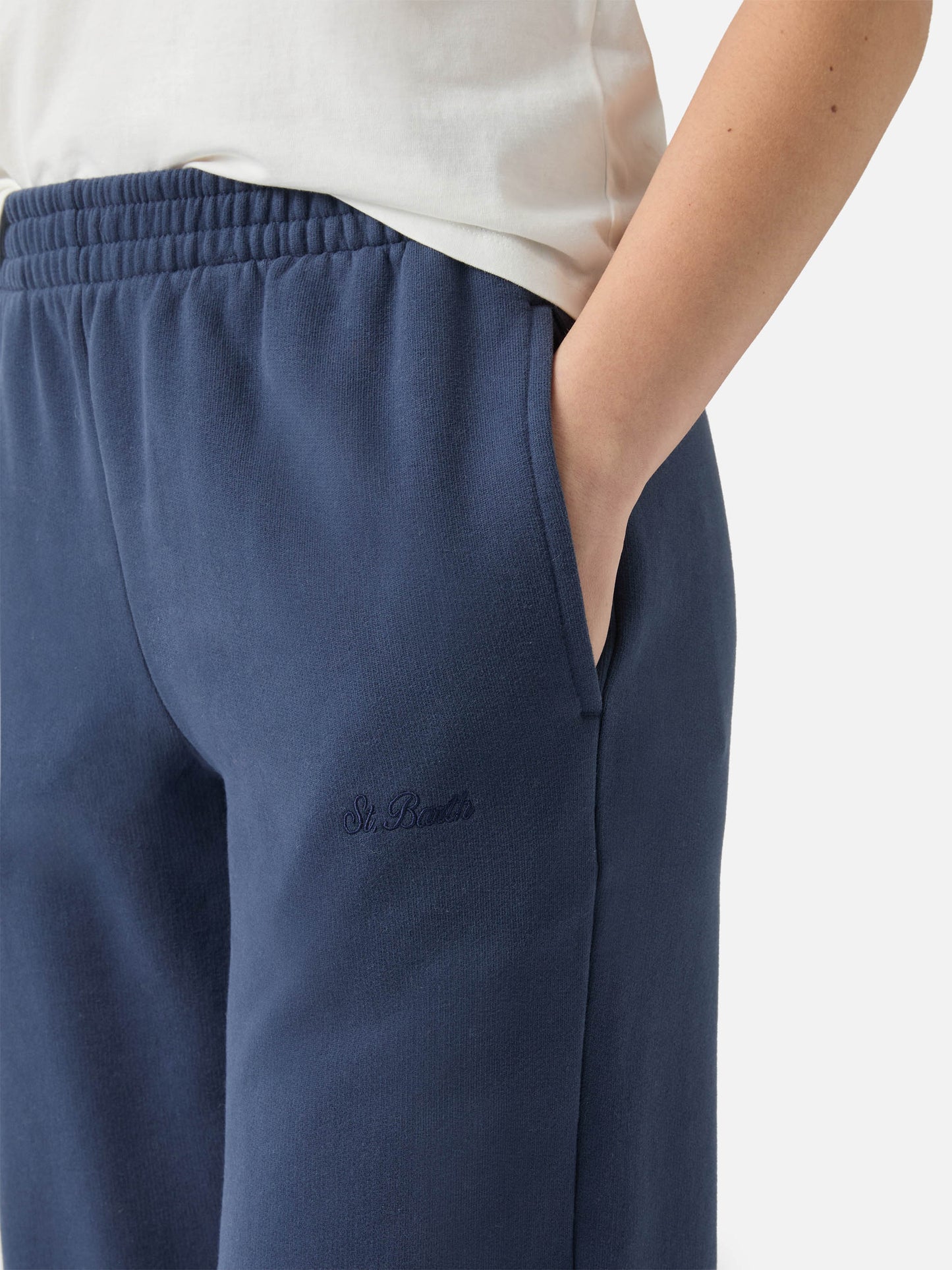 Deena Jogginghose mit geradem Saum in Marineblau
