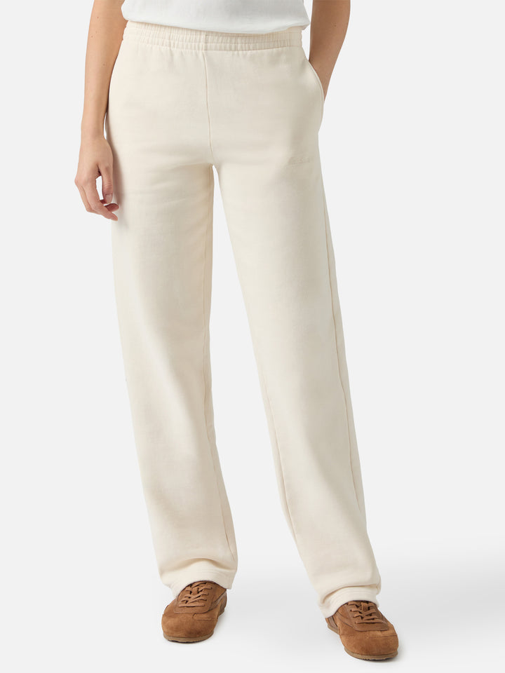Deena straight-hem joggers in off-white